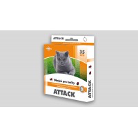 Attack antiparazitární obojek pro kočky 35cm