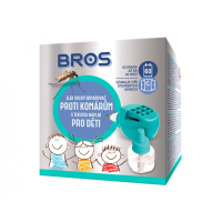 BROS – elektrický odpařovač proti komárům s tekutou náplní pro děti 60nocí