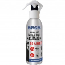 Bros - sprej proti komárům a klíšťatům 50% DEET 130ml Bros - sprej proti komárům a klíšťatům 50% DEET 130ml