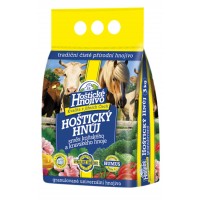 Hoštický hnůj s rohovinou - směs kravského a koňského hnoje