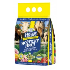 Hoštický hnůj s rohovinou - směs kravského a koňského hnoje