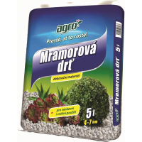 Agro Mramorová drť 4-7 mm 5l Agro Mramorová drť 4-7 mm 5l