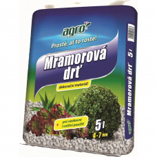 Agro Mramorová drť 4-7 mm 5l Agro Mramorová drť 4-7 mm 5l