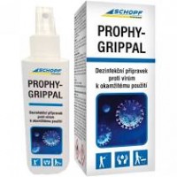 Prophygrippal dezinfekční přípravek proti virům v ovzduší v místnostech a na površích, na roušky 100 ml