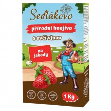 Sedlákovo hnojivo s ovčí vlnou na jahody