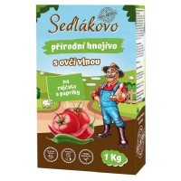 Sedlákovo hnojivo s ovčí vlnou na rajčata a papriky