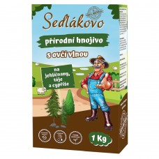 Sedlákovo hnojivo s ovčí vlnou na jehličnany, tůje a cypřiše